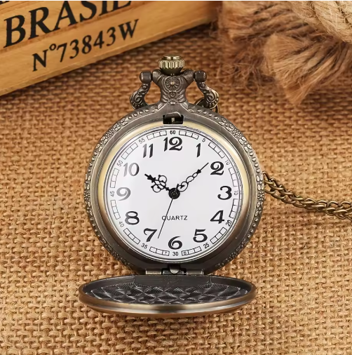 Bronze Vintage Tarot Pocket Watch
