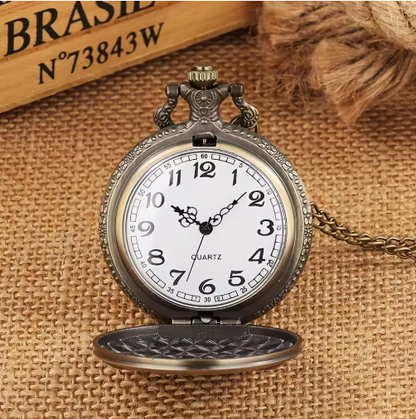 Bronze Vintage Tarot Pocket Watch