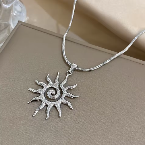 Vintage Chic Sun Necklace