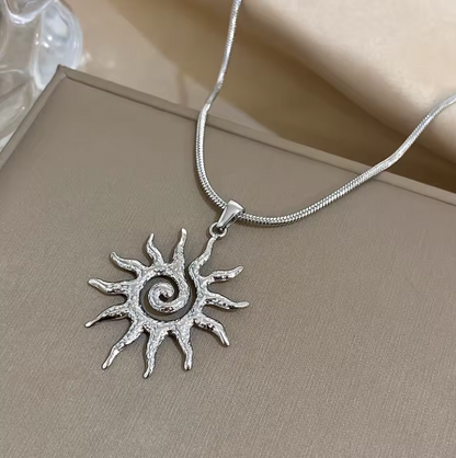 Vintage Chic Sun Necklace